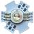 Dioda POWER LED 9W 3X3W OPTOTECH RGB 45mil na PCB